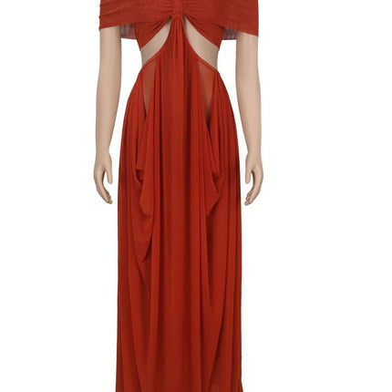 Beyprern Women’s Cut-Out Layered Irregular Party Dress