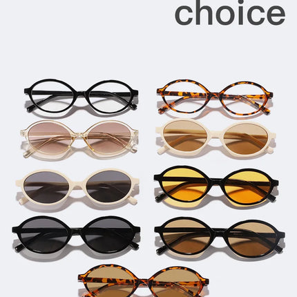 Sexy Oval Leopard Glasses