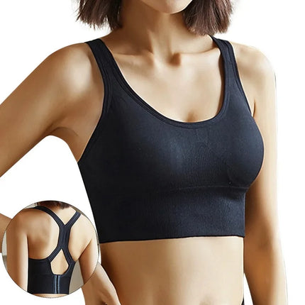 Corset Push-Up Tank – Breathable Athletic Sports Bra