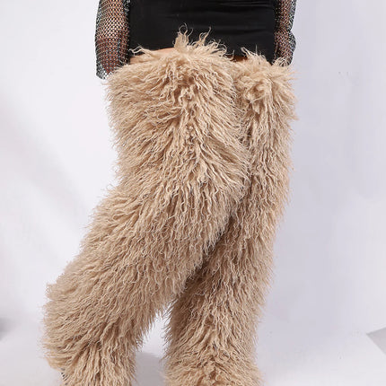 Women’s Mongolian Faux Fur Knee-High Boots