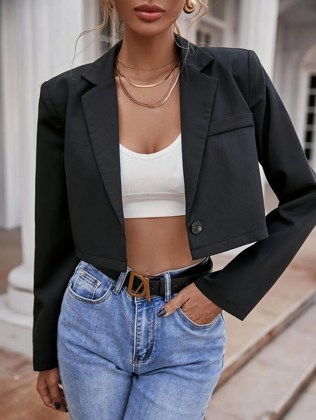 Korean Versatile Thin JK Jacket – Short Spring/Summer/Autumn Blazer