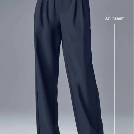 Women’s Summer High-Waist Wide Leg Pants & Yoga Tank Set