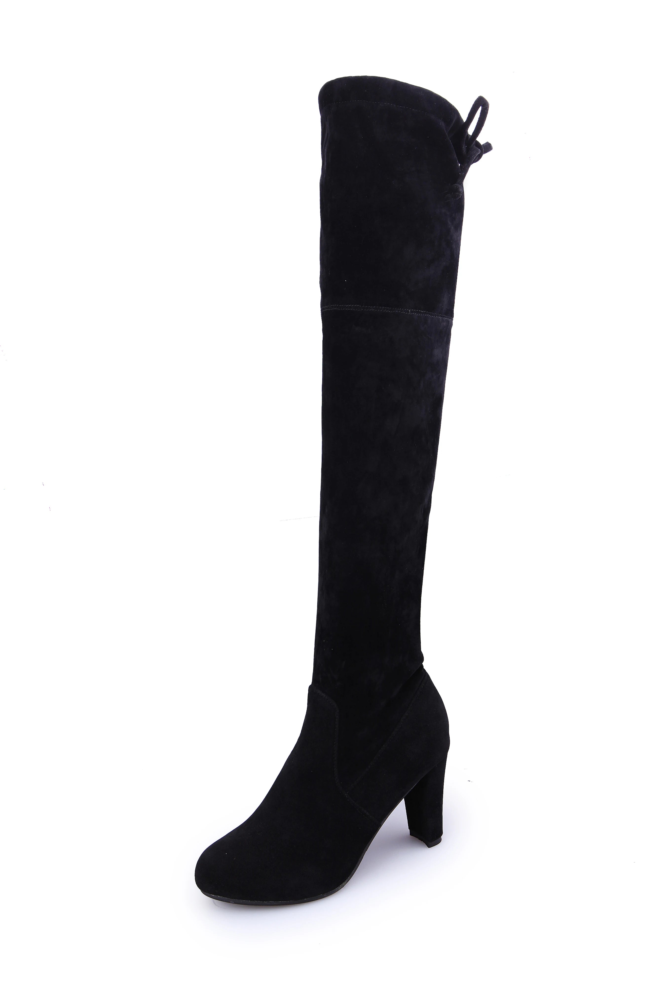 Winter 2024 Over-The-Knee Stretch High Heel Boots