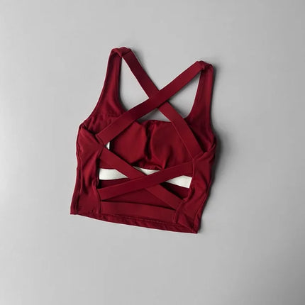 Seamless Push-Up Sports Bra – Yoga & Fitness Bralette
