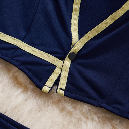 Irregular Crop & Skirt Lingerie Set – Slim Fit Cosplay Pajama Style