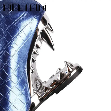 Women’s INS Motorcycle Platform Knee-High Boots