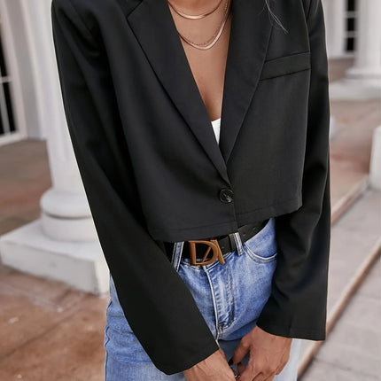 Korean Versatile Thin JK Jacket – Short Spring/Summer/Autumn Blazer