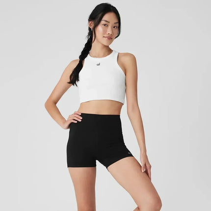 Women’s Summer High-Waist Wide Leg Pants & Yoga Tank Set