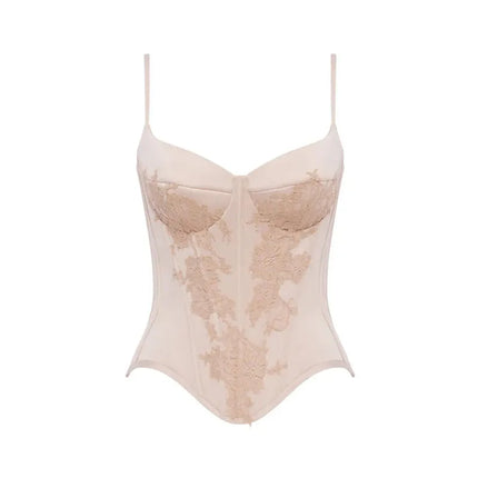 2025 Lace Corset Mini Set – Sexy Sleeveless Bandage Party Look