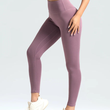 Women’s Solid High-Waist Quick-Dry Sports Leggings
