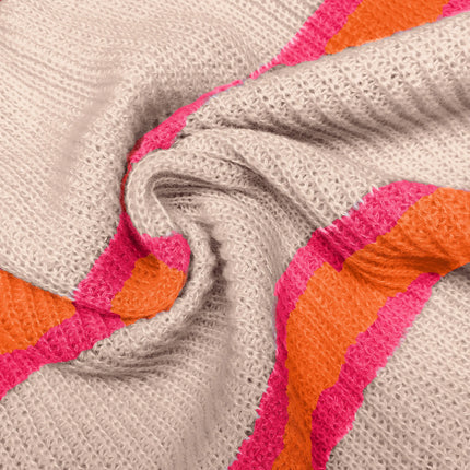 Women’s Loose Striped Knit Cardigan