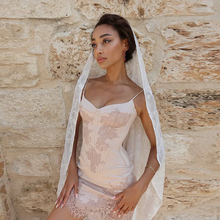 2025 Lace Corset Mini Set – Sexy Sleeveless Bandage Party Look