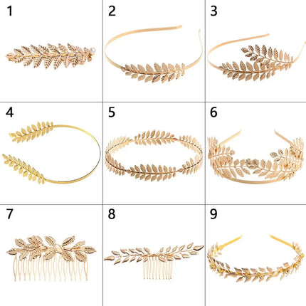 Women's Wedding Tiara – Greek Leaf Crown