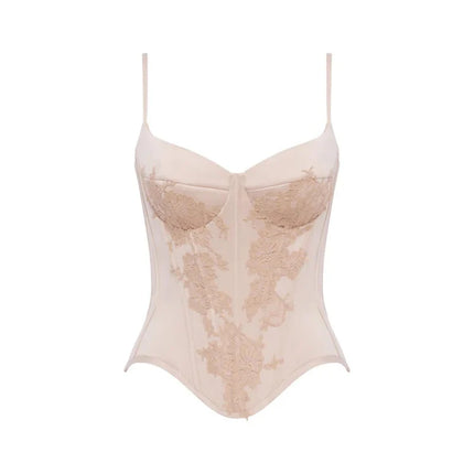 2025 Lace Corset Mini Set – Sexy Sleeveless Bandage Party Look