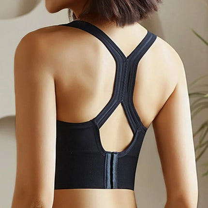 Corset Push-Up Tank – Breathable Athletic Sports Bra