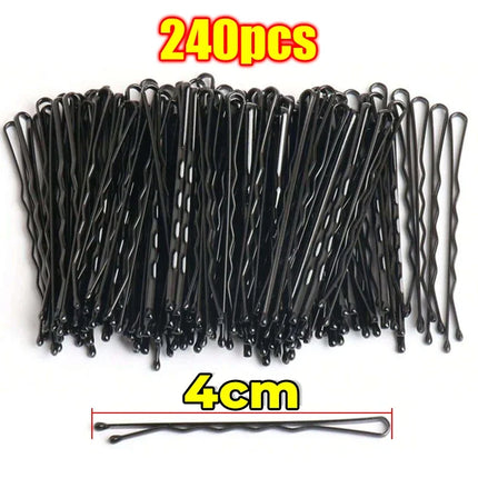 Hair Styling Pins – Black Bobby Clips 60/600pcs