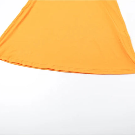 Sisterlinda Bandage Halter Set – Backless Tank & Maxi Skirt Suit