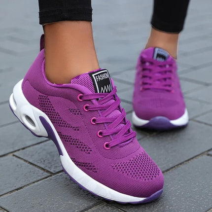 Women’s Platform Mesh Breathable Running Sneakers