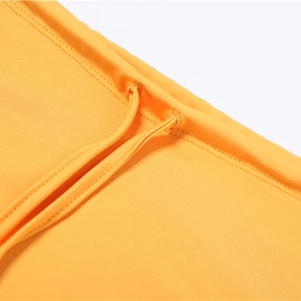 Sisterlinda Bandage Halter Set – Backless Tank & Maxi Skirt Suit