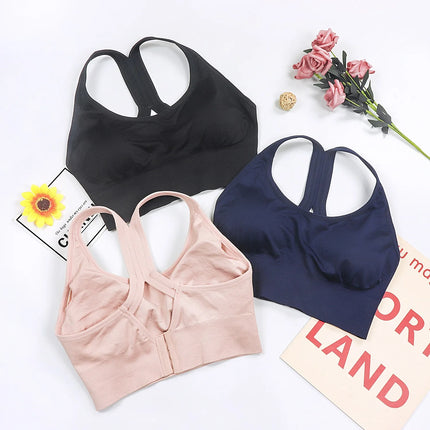 Corset Push-Up Tank – Breathable Athletic Sports Bra