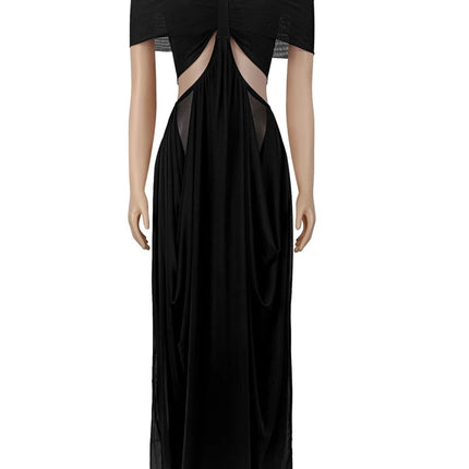 Beyprern Women’s Cut-Out Layered Irregular Party Dress