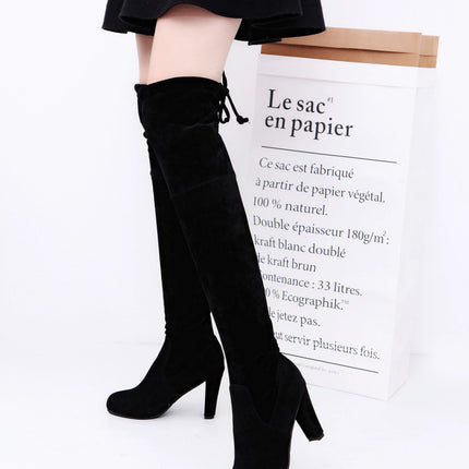 Winter 2024 Over-The-Knee Stretch High Heel Boots