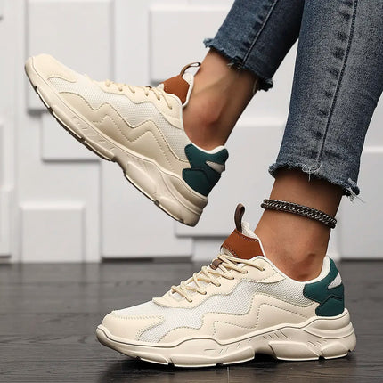 Lightweight Black Mesh Unisex Casual Sneakers