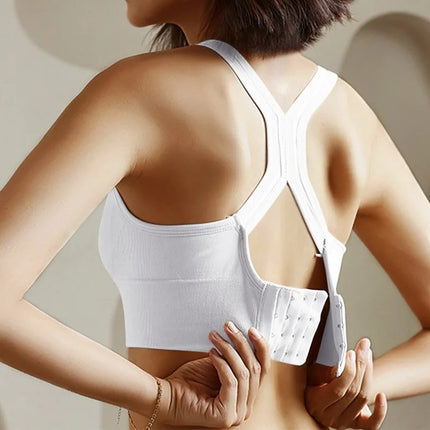 Corset Push-Up Tank – Breathable Athletic Sports Bra