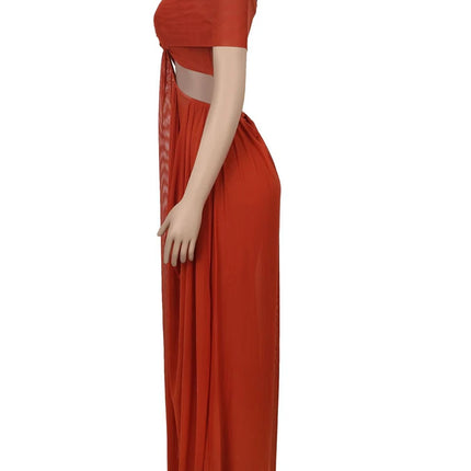 Beyprern Women’s Cut-Out Layered Irregular Party Dress
