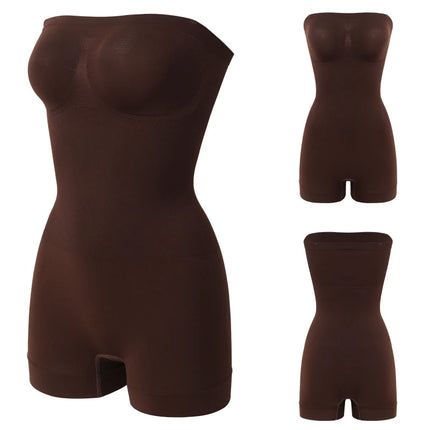 Women’s Strapless Off-Shoulder Shapewear Bodysuit