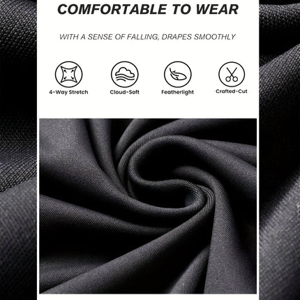 Women’s High-Waist Slim Flared Black Pants – Spring/Summer