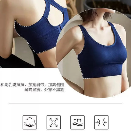 Corset Push-Up Tank – Breathable Athletic Sports Bra