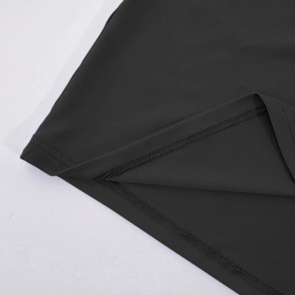 Slim Office 2PCS Set – Long Sleeve Crop Top & Mid-Calf Skirt