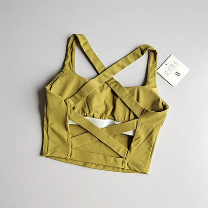 Seamless Push-Up Sports Bra – Yoga & Fitness Bralette
