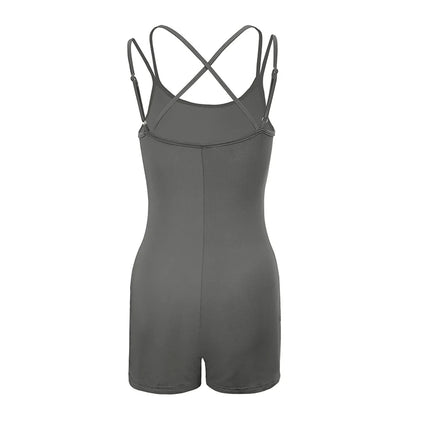 Summer Women’s Sexy Backless Sling Jumpsuit