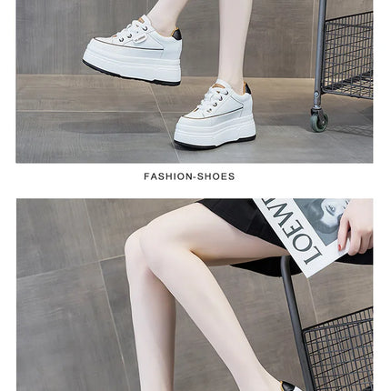 Fujin 9cm Cow Suede Platform Wedge Shoes