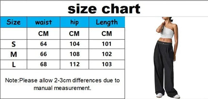 Women’s Summer High-Waist Wide Leg Pants & Yoga Tank Set