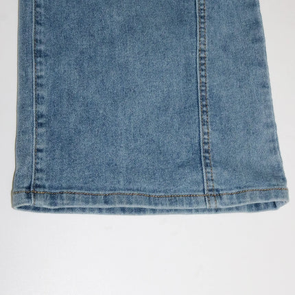 CM.YAYA Women’s Safari Style Wide-Leg Cargo Denim Overalls