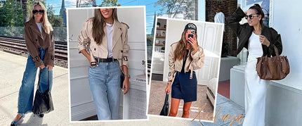 Women’s High-Waist Stretch Cargo Jeans with Multi-Pocket Design