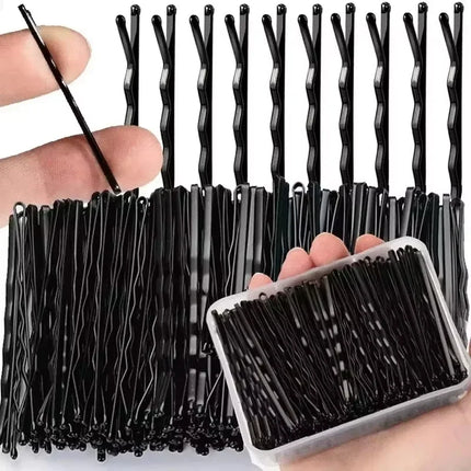 Hair Styling Pins – Black Bobby Clips 60/600pcs