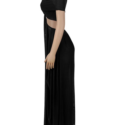 Beyprern Women’s Cut-Out Layered Irregular Party Dress