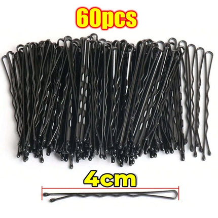 Hair Styling Pins – Black Bobby Clips 60/600pcs