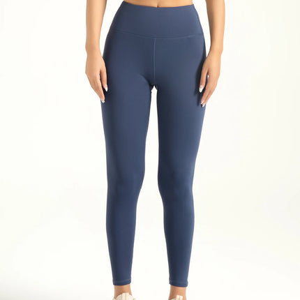 Women’s Solid High-Waist Quick-Dry Sports Leggings