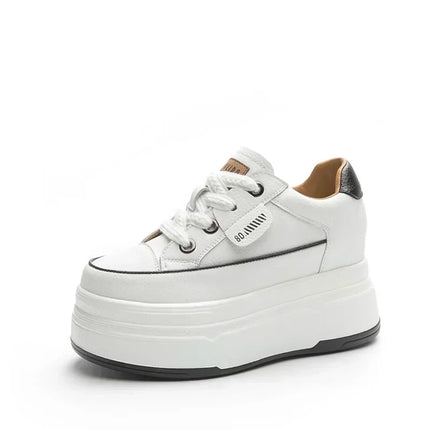Fujin 9cm Cow Suede Platform Wedge Shoes