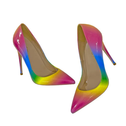 Women’s Gradient Iridescent Pointed-Toe High Heels