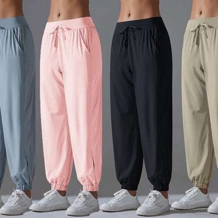 Women’s Sunscreen Quick-Dry Loose Yoga Jogger Pants