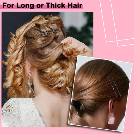 Hair Styling Pins – Black Bobby Clips 60/600pcs