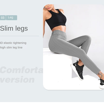Sexy High-Waist Push-Up Plus Size Yoga Leggings