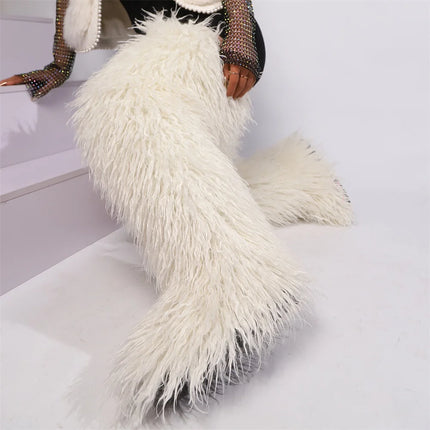 Women’s Mongolian Faux Fur Knee-High Boots