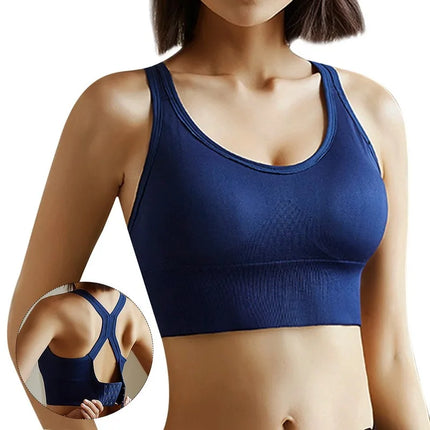 Corset Push-Up Tank – Breathable Athletic Sports Bra